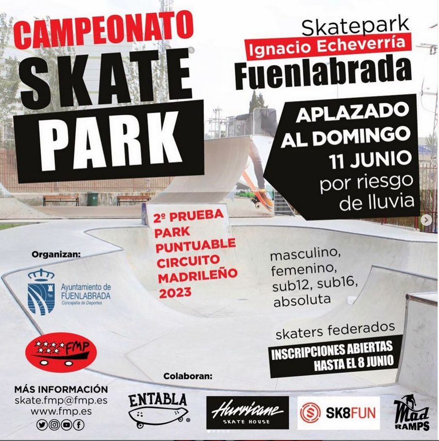 campeonato skatepark fuenlabrada