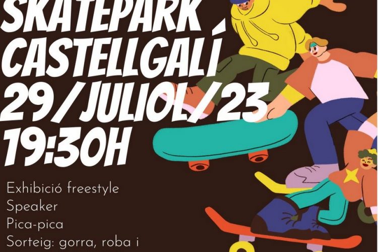 inaguracion skatepark castellgali