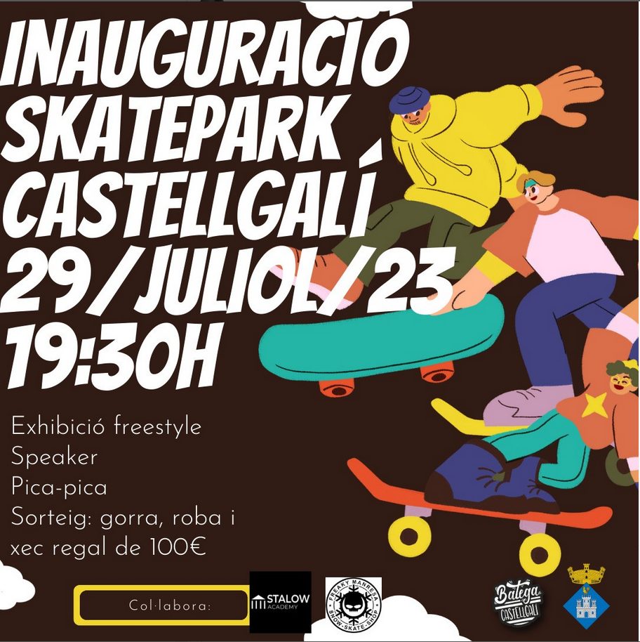 inaguracion skatepark castellgali