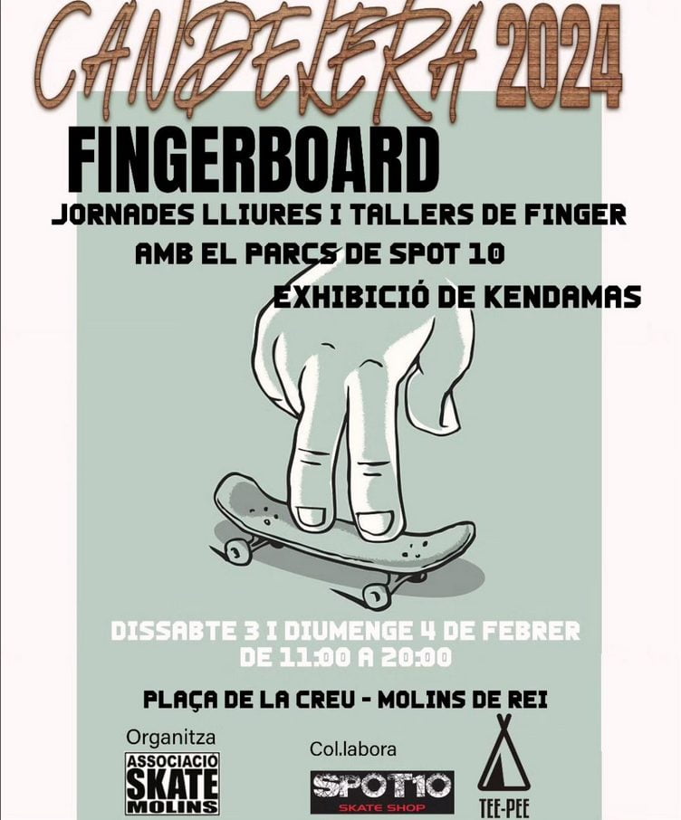 imagen fingerboard, cartel evento fingerboard